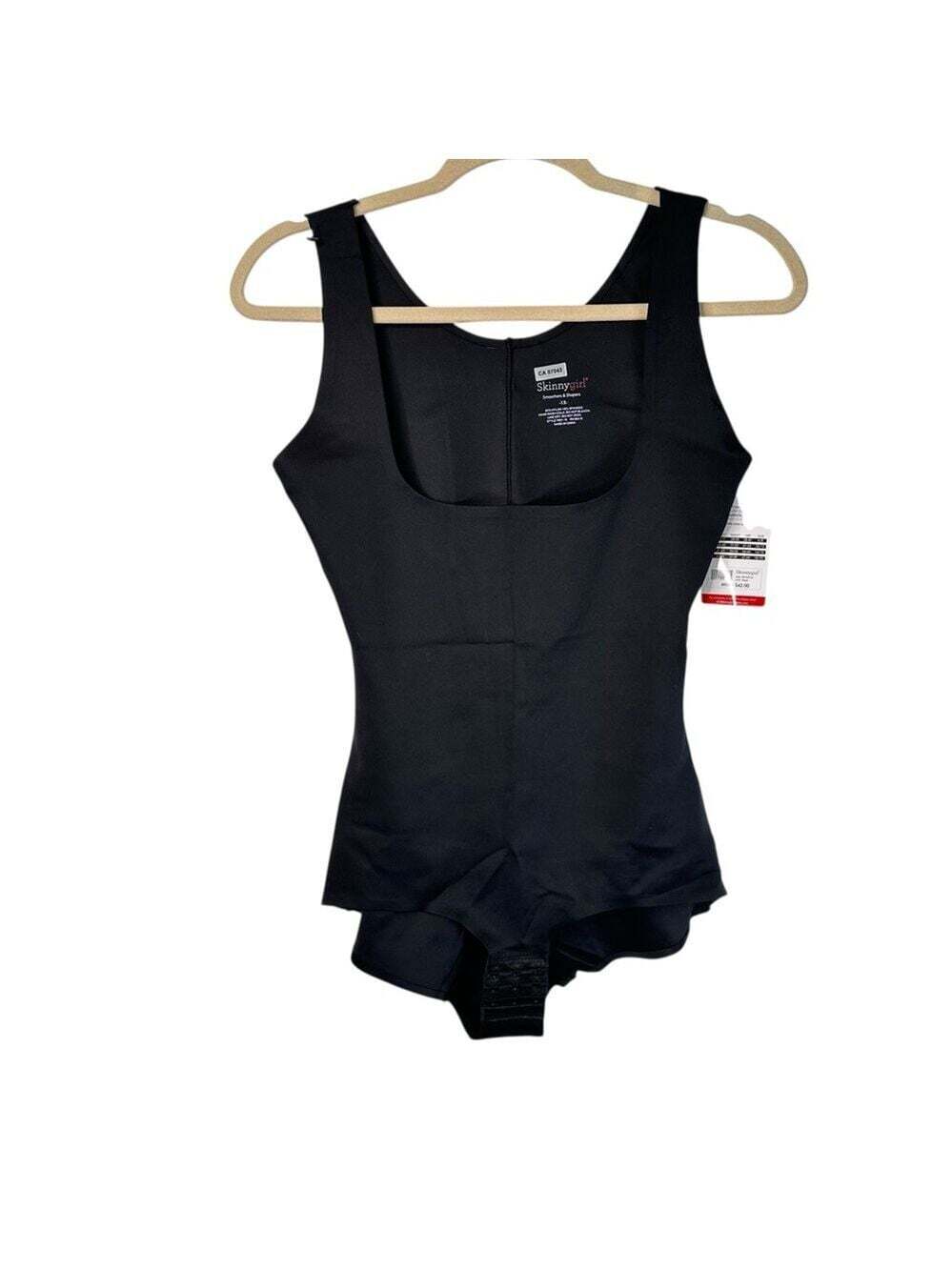 Skinnygirl Shaping WYOB Bodysuit Size 1X Black Smoothing Slimming Shapewear NWT